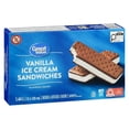 thumbnail image 3 of Great Value Vanilla Ice Cream Sandwiches in a Box, 12 x 120mL, 3 of 9