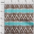 thumbnail image 1 of oneOone Tissu Viscose Georgette Chevron Ikat Imprimé 1 Yard 42 Pouces de Large, 1 of 4