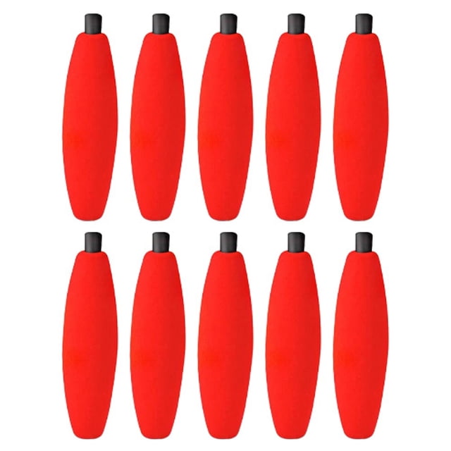 10 Pcs Peg Floats Catfish Fishing Bobbers Foam Rig Float Crappie Trout