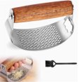 thumbnail image 1 of Dvkptbk Garlic Press Rocker Manual Garlic Presser with Peeler Wide Handle Garlic Chopper Grinder for Home Kitchen Gadgets Tools kitchen appliances, 1 of 8