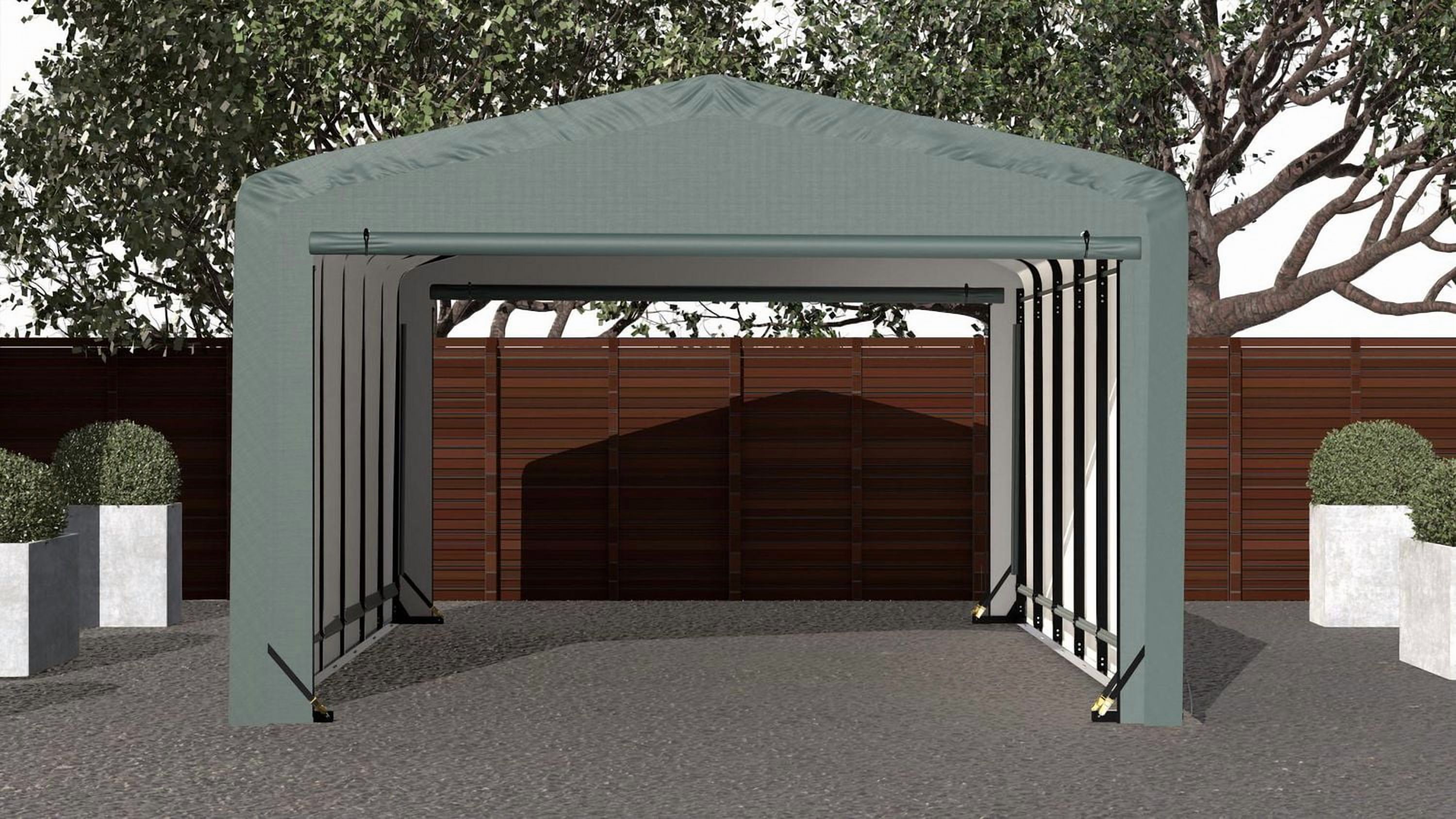 Garage ShelterTube classé vent/neige 12x27x8  Vrt