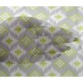 thumbnail image 4 of oneOone Viscose Chiffon Fabric Geometric Ikat Print Sewing Fabric BTY 42 Inch Wide, 4 of 4