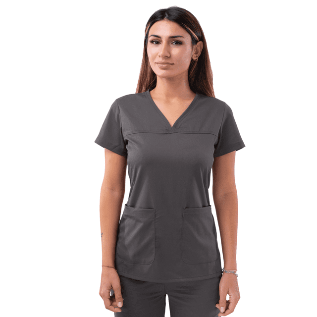 Adar Pro Blouses Médicales pour Femmes - Haut à Col en V