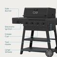 thumbnail image 2 of Charbroil Performance Series Flavormax 4-Burner Gas BBQ Grill Cart with Side Burner, 2 of 9