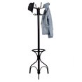 thumbnail image 2 of Costway Metal Coat Hat Rack Organizer Clothes Hanger Hooks Tree Stand Umbrella Holder, 2 of 9