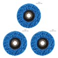 thumbnail image 4 of QualitChoice Sanding Wheel Polishing Paint Rust Grinding Inner Hole Tools for Angle Grinder Wood Metal Buffing Car Accessories #100 blue 3Set, 4 of 6