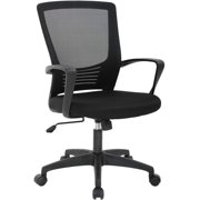 BestOffice Ergonomic Office Chair – Adjustable Height, Swivel, 250 Lb Capacity, Black Manager