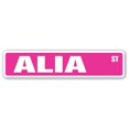 thumbnail image 1 of SignMission SS-ALIA 4 x 18 in. Childrens Name Room Street Sign - Alia, 1 of 1