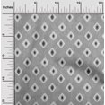 thumbnail image 2 of oneOone Viscose Jersey Gray Fabric African Aztech Sewing Craft Projects Fabric Prints By Yard 60 Inch Wide, 2 of 4