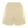 thumbnail image 4 of Plebaso 2 Pack Womens Sweat Shorts Casual Drawstring Running High Waisted Athletic Shorts with Pockets, 4 of 6