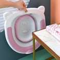 thumbnail image 5 of Fesfesfes Elderly Bath Basin Bathing Basin Pressurized Flushing Basin Portable Foldable Design for Home Elderly Disabled Easy to Use Lightweight Space Saving, 5 of 5