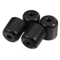 thumbnail image 1 of KAKOWELY Pieds de Meuble en Plastique 4 Pcs Pieds de Meuble en Plastique de 2 Pouces Pieds de Table Ronds Fuselés Pieds de Sofa Noirs Pieds de Remplacement avec Vis pour Canapé Table Sofa, 1 of 4