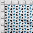 thumbnail image 2 of oneOone Cotton Flex Blue Fabric Poker Card Sewing Craft Projects Fabric Prints By Yard 40 Inch Wide, 2 of 4