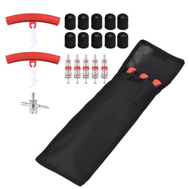 Levier de Pneu, Cuillère de Pneu de Vélo Cuillère de Pneu Pneu avec Ensemble de Valve de Jante Noyaux de Valve de Jante de Pneu Outils de Retrait avec Outil pour Pneu Outils de Pneu avec Jante Dsfen Qisuo Mewmewcat