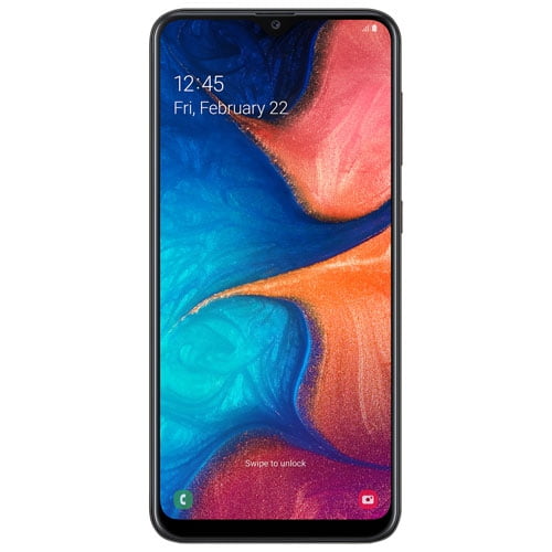 Samsung Galaxy A20 Black - 32GB Unlocked Smartphone Great Condition Certified Refurbished