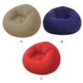 thumbnail image 2 of relayinert Space-saving Inflatable Couch Modern And Affordable Furniture Comfortable And Durable. Single Sofa gray, 2 of 5