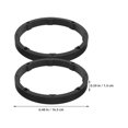 thumbnail image 2 of HLONK 4 Pcs Bagues d'Écartement d'Adaptateur de Haut-Parleur de Voiture Joint de Haut-Parleur en Plastique Système Audio Automobile Bagues de Haut-Parleur Modifiées pour la Plupart des Voitures Camions et VUS, 2 of 8