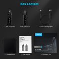 thumbnail image 2 of Phenyx Pro Plug-on XLR Wireless Transmitter Receiver System, Wired-to-Wireless Microphone System w/ 16 UHF Frequencies, Auto-Scan, 2 of 8