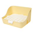 thumbnail image 3 of Rabbit Litter Box Durable Pan for Small Animals Chinchillas Pet Accessories Yellow, 3 of 8