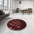 thumbnail image 4 of Ahgly Company Tapis d'Intérieur Lavable à la Machine, Carré, Transitionnel, Brun Chocolat, Tapis de Zone, 6 Pieds Carré, 4 of 7