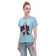 thumbnail image 4 of Women's Basic Short Sleeve T-Shirt Demon Slayer Blade Nidouzi, 4 of 6