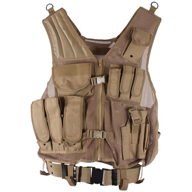 Gilet Tactique Mach 1 Grande Taille 2TG/3TG (Ajustable)