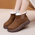 thumbnail image 2 of WLOELOEW Fleece Lined Boots For Winter Outdoor Thick Warm Flock Material Us Size 8.5 Foot Length 10.04 Inch, 2 of 9