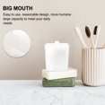 thumbnail image 4 of Miangastore Cosmetic Accessories Cotton Pad Container White 1Set 3.6x3.3in, 4 of 9
