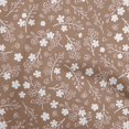 thumbnail image 1 of oneOone Polyester Spandex Brown Fabric Asian Floral Fabric For Sewing Printed Craft Fabric By The Yard 56 Inch Wide, 1 of 4