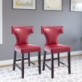 thumbnail image 2 of CorLiving Kings Studded Bonded Leather Counter Height Barstools, 2 of 4