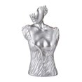 thumbnail image 1 of lionlar Mannequin Resin Jewelry Display Stand Necklace Bust Earring Pendant Rack Sliver Sliver 25X13X11cm, 1 of 9