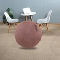 thumbnail image 4 of Dust-proof Anti-slid Exercise Ball Cover Cotton Flax Practical Fine Knitted Yoga Ball Cover for Home, 4 of 10