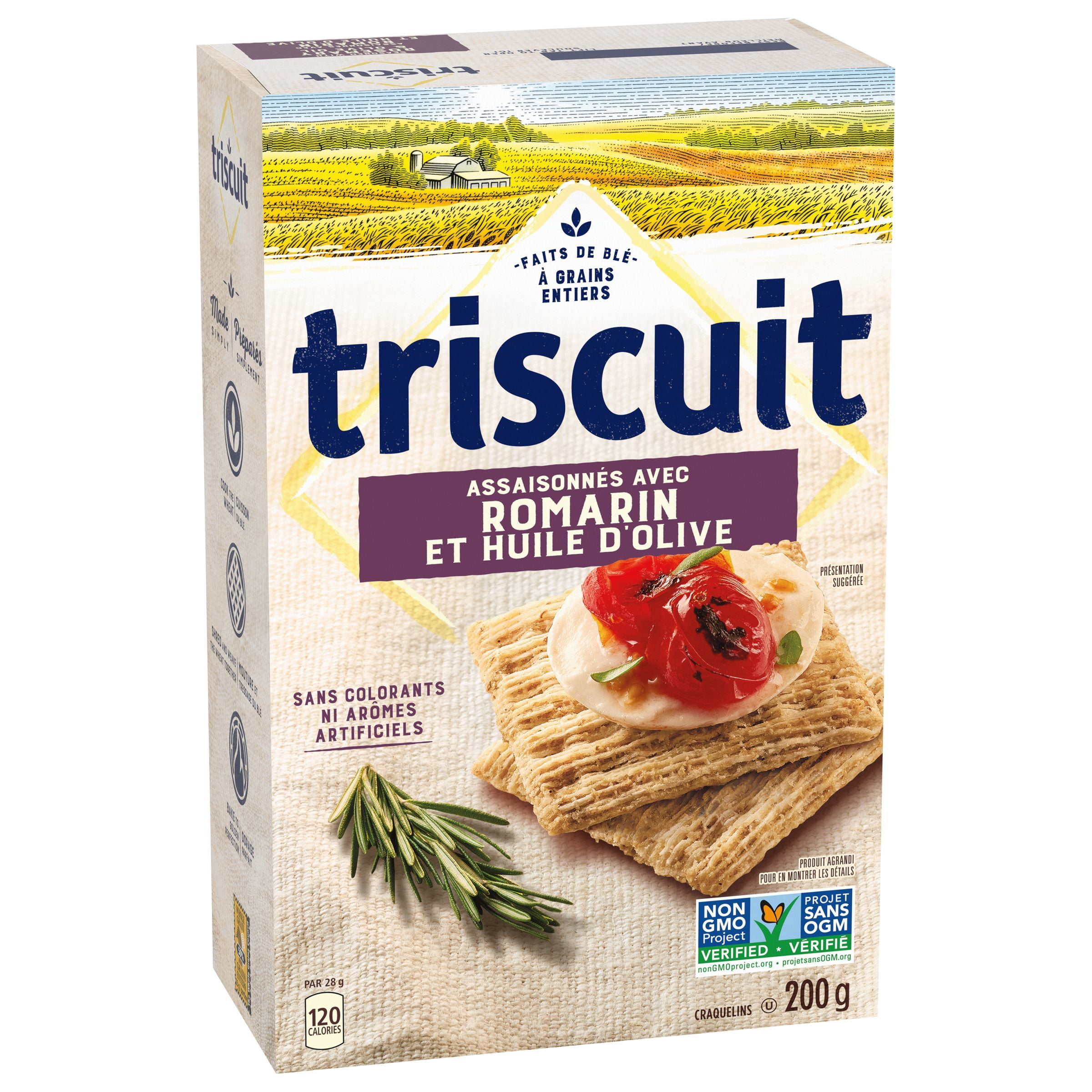 TRISCUIT Romarin et Huile d'olive Craquelins