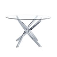 thumbnail image 3 of Heavenly Collection Star Dining Table, Tempered Glass Dining Table, Round Glass Dining Table, Dining Table, Cross Dining Table, 3 of 4