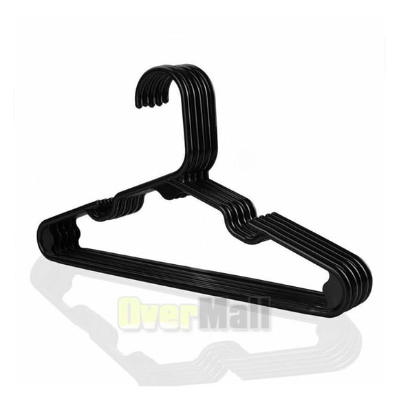 HLONK 50/100x Child Clothes Hangers Plastic Children Cloth Hanger Toddler Infant Baby