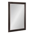 thumbnail image 1 of Kate and Laurel Whitley Traditional Framed Wall Mirror, 24 x 34, Bronze, Classic Rectangle Bathroom Mirror with Transitional Profile and Beveled Edge Design, 1 of 8