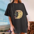 thumbnail image 2 of Birdeem T-Shirt Décontracté à Manches Courtes Imprimé Pizza d'Été pour Femmes, 2 of 7