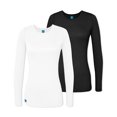 thumbnail image 1 of Adar sous-Couches pour Femmes, Lot de 2 - T-Shirt de sous-Couche à Manches Longues Confortable, 1 of 5