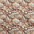 thumbnail image 1 of oneOone Tissu Cambric Coton Rouille Marron Abstrait Matériel de Couture Tissu Imprimé au Mètre 42 Pouces de Large, 1 of 5