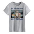 thumbnail image 4 of XZNGL Tunic Tops for Women Short Sleeve Women Casual Letters Printing Shirts Short Sleeve Loose Tee Tops Tunic Blouse Tops for Women Casual Women Shirts Casual Tee Shirts Women, 4 of 5