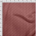 thumbnail image 4 of oneOone Georgette Viscose Tissu Rouge Floral Fournitures de Courtepointe Imprimé Tissu de Couture au Yard 42 Pouces de Large, 4 of 4