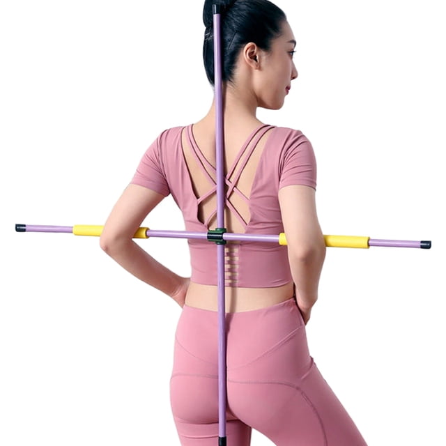 Bangcool Yoga Stick Set Sturdy Long Smooth Massage Stick Exercise Stick for Back Posture