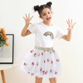 thumbnail image 2 of Birdeem Toddler Girls Cute Party Dance Solid Color Embroidery Net Yarn Tulle Princess Dress Skirt, 2 of 6