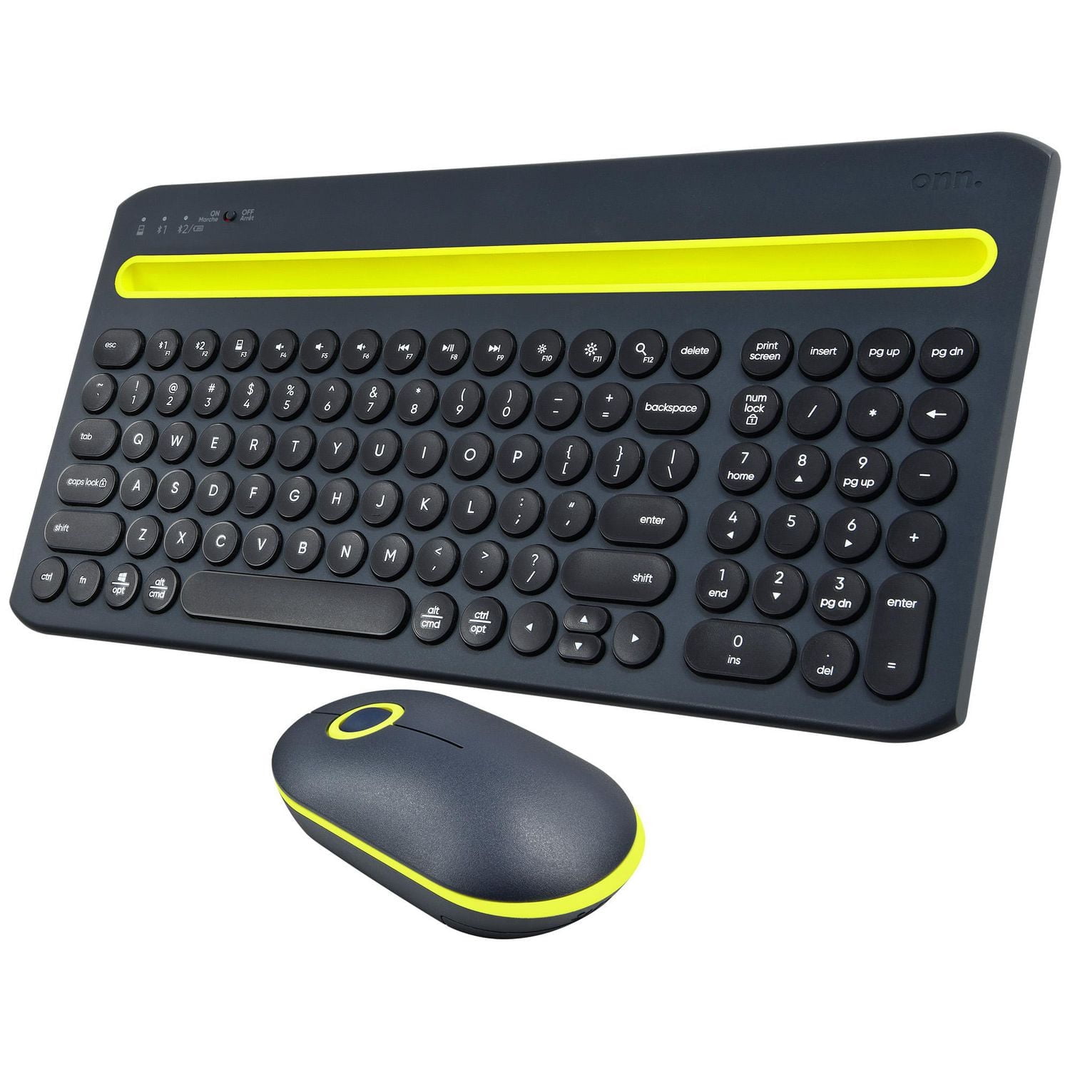 Clavier multipériphérique Bluetooth sans fil et souris à 3 boutons onn. 100074483