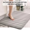 thumbnail image 3 of MesaSe Bath Mat Ultra Soft Water Absorbent Floor Mat Anti Slip Bathroom Rug Washable Memory Sponge Floor Mat(Pink), 3 of 7