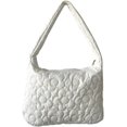 thumbnail image 1 of LinYooLi Quilted Tote Bags for Women Lightweight Quilted Padding Shoulder Bag Down Cotton Padded Large Tote Bags Lattice, 1 of 7