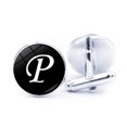 thumbnail image 2 of LYMAYTER Letter Cufflinks 1 Pair Men's Cufflinks - Letter Pattern, Electroplated, 2 of 7