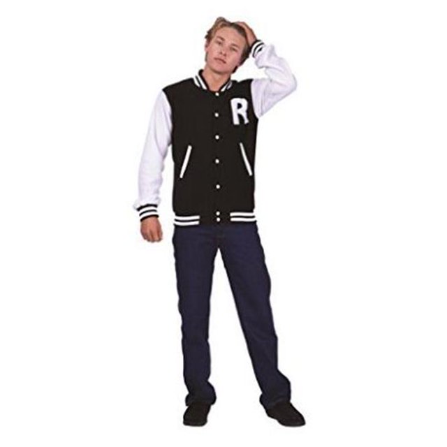 RG Costumes 80350-BL-XL Letterman Jacket Adult Costume, Extar Large - Blue