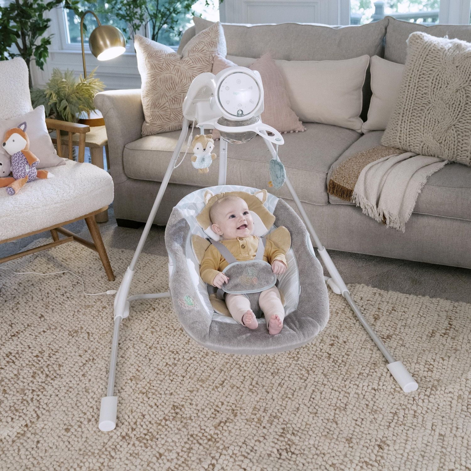 Ingenuity InLighten Soothing Swing - Kitt