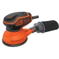 thumbnail image 1 of BLACK+DECKER BDERO600 2.4 Amp Corded 5-inch Random Orbital Sander, 1 of 8